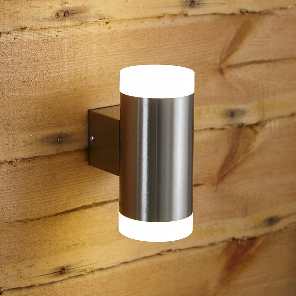 Biard Stainless Steel LED Up/Down Wall Light - Biard Brocco